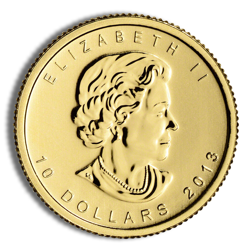 2013 1/4 oz Canadian Polar Bear Gold Coin - Image 2