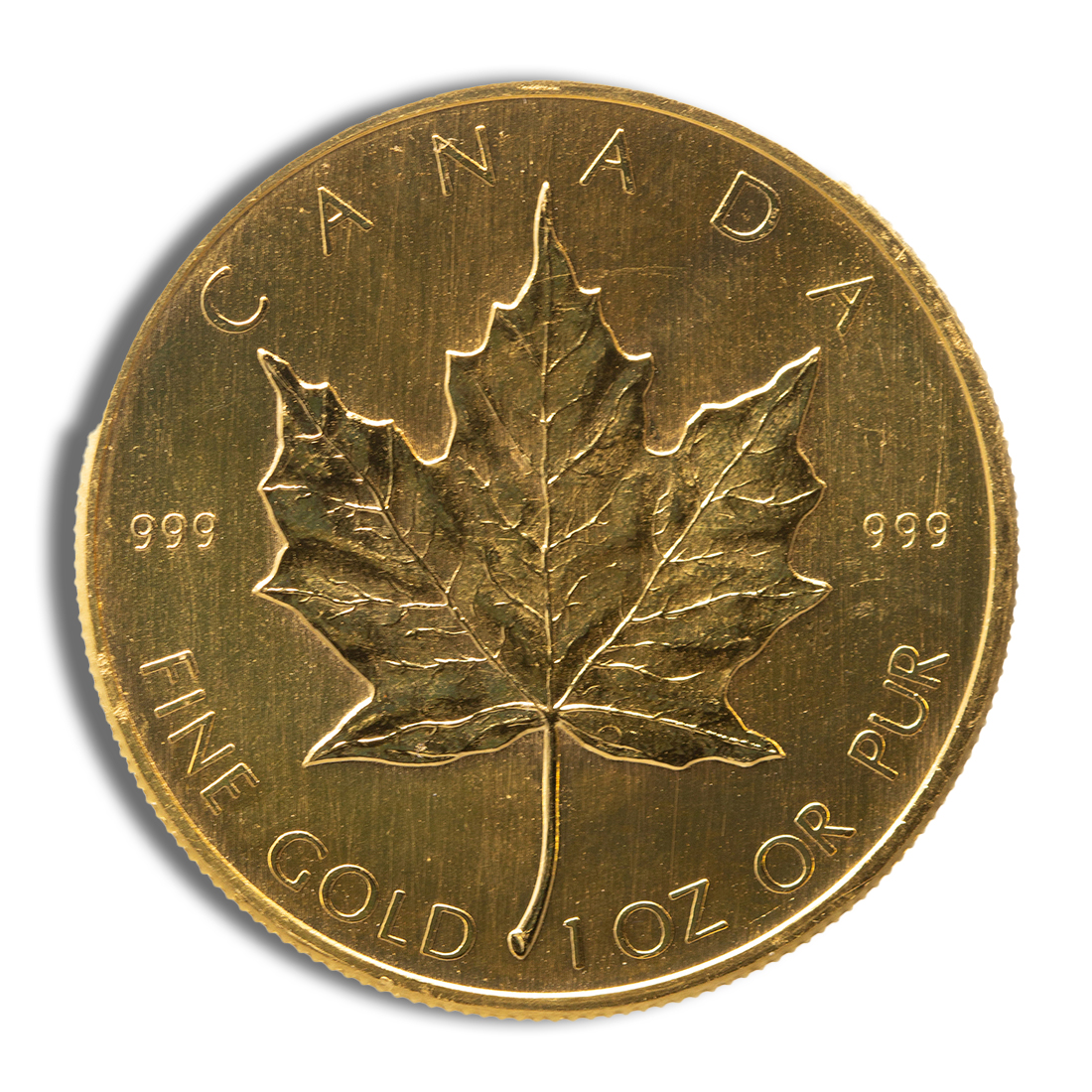 1 oz .999 Gold Maple Leaf (Year Varies) - Image 2