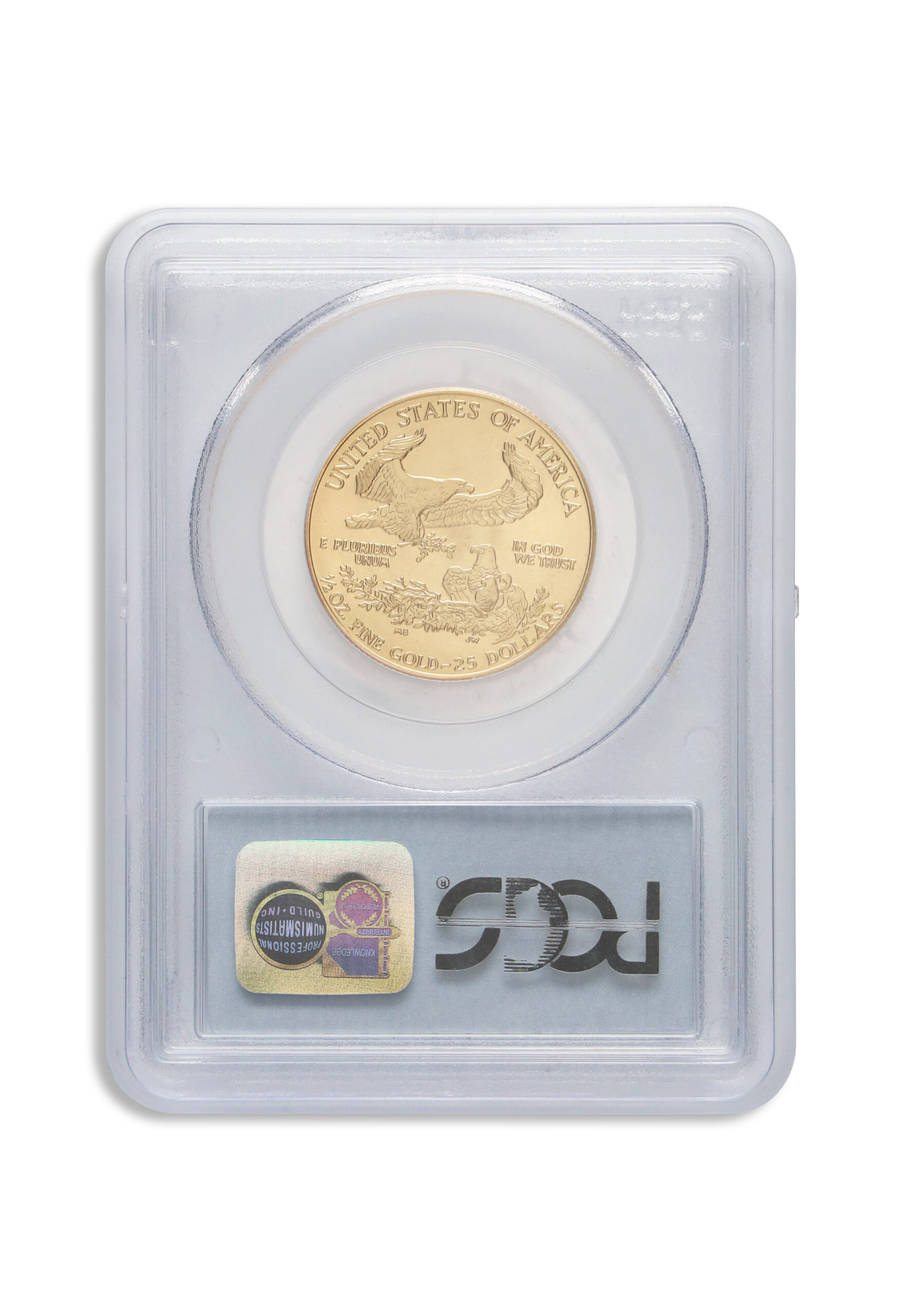 1986 1/2 oz Gold Eagle $25 PCGS MS69 - Image 2