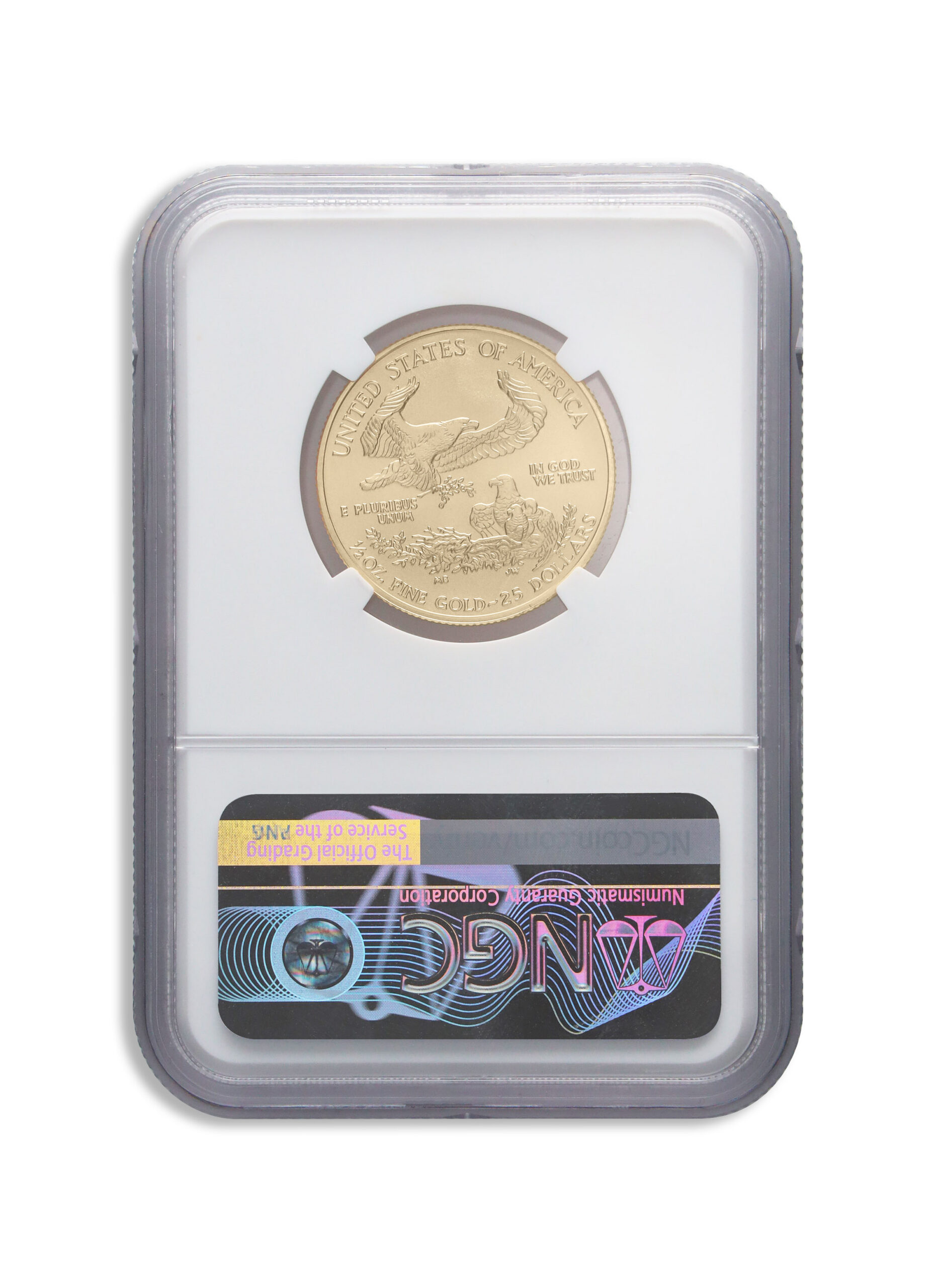 2005 1/2 oz Gold Eagle $25 NGC MS70 - Image 2