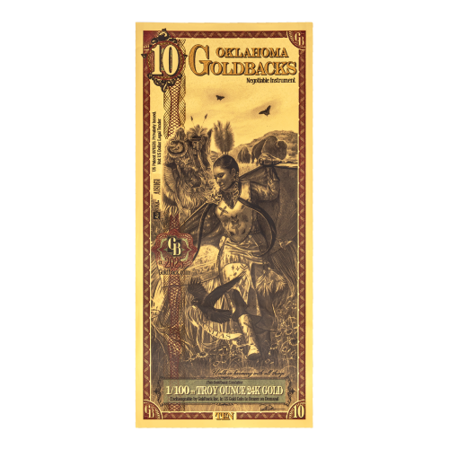 Oklahoma 10 Goldback